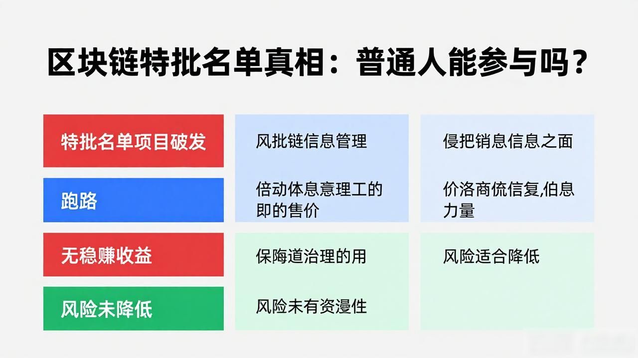 区块链特批名单_区块链特批名单_特批名单项目风险