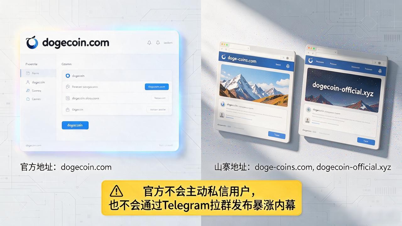 dogecoin.com钓鱼网站识别_数字货币狗狗币官网_dogecoin官网辨别真假